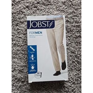 Jobst For Men Medical Compression Stockings Khaki XL 15-20‎ mmHg Knee CT